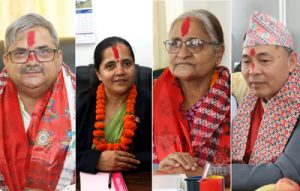चारवटै विषयगत सभापति यथावत्