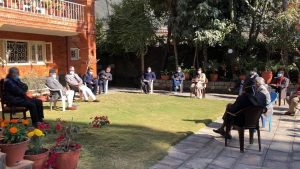 बूढानिलकण्ठमा कांग्रेस पदाधिकारी बैठक बस्दै