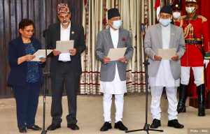 नवनियुक्त मन्त्रीहरुले  आज कार्यभार सम्हाल्दै