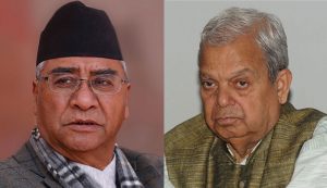 प्रधानमन्त्री देउवा र ठाकुरबीच बालुवाटारमा भेटवार्ता