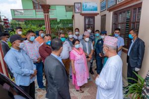 ओलीलाई युथफोर्सले स्कर्टिङ गरेर बालकोट लैजाने