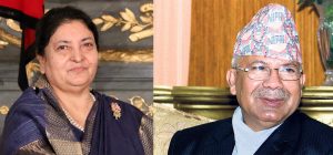 राष्ट्रपति र माधवकुमार नेपालबीच शीतल निवासमा दुई घण्टा वार्तालाप