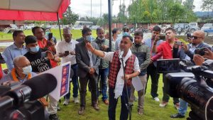 महामन्त्रीमा उम्मेद्वारी दिने विश्वप्रकाश शर्माको घोषणा