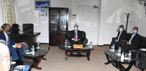 एमसीसी उपाध्यक्ष फतिमा सुमार र माधव नेपालबीच भेटवार्ता