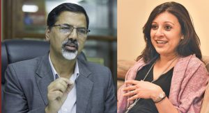 एमसीसी उपाध्यक्षकाे टोली र अर्थमन्त्री शर्माबीच भेटवार्ता हुँदै