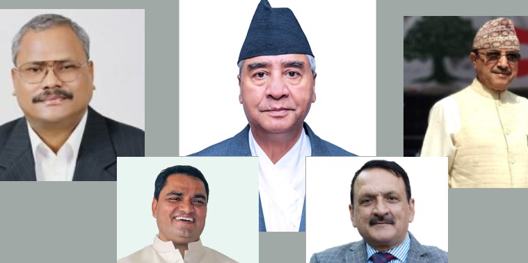टिम देउवा :खड्का र गच्छदार उपसभापति, प्रकाशशरण र प्रदीप महामन्त्री टिम देउवा :खड्का र गच्छदार उपसभापति, प्रकाशशरण र प्रदीप महामन्त्री