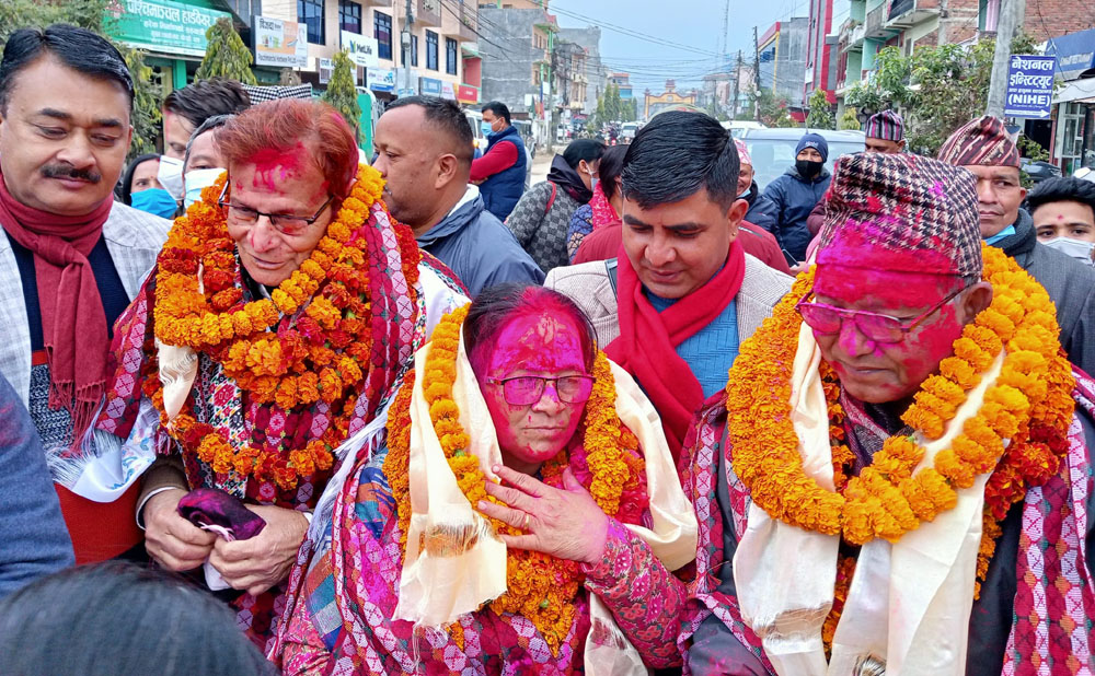 लुम्बिनी प्रदेशमा गठबन्धनका तीनै उम्मेदवार विजयी