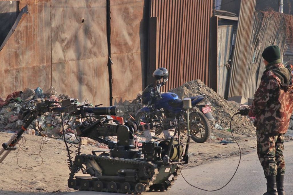 ढुंगेअड्डामा भेटिएका शंकास्पद वस्तु निस्क्रिय पारियो