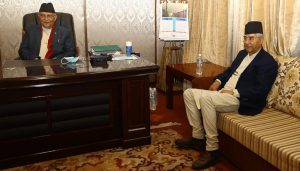 पौडेललाई भोट माग्दै ओलीसमक्ष पठाए देउवाले पत्र