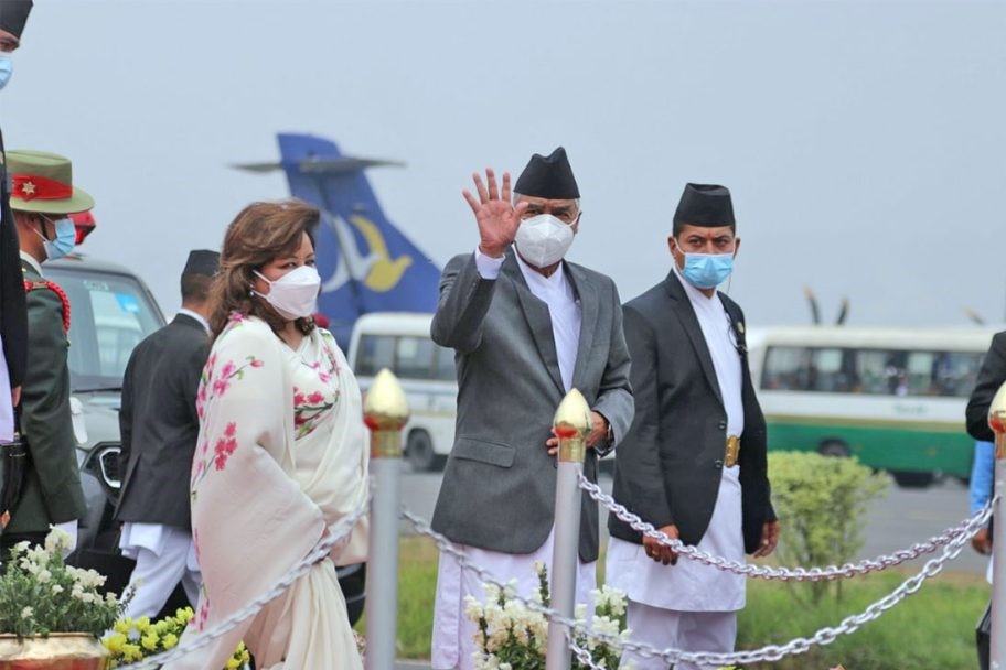 प्रधानमन्त्री देउवा भारत प्रस्थान