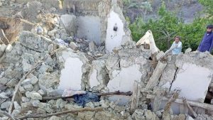 अफगानिस्तानमा ६.१ म्याग्निच्युटको भूकम्प, २५० जनाको मृत्यु