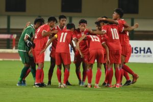 साफ यु–२० च्याम्पिनसिप फुटबल :  नेपाल आज बंगलादेशसँग भिड्‌दै