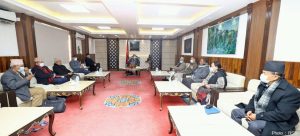 बालुवाटारमा सत्ता गठबन्धनको बैठक