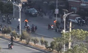 संसद भवनअघि एक व्यक्तिद्वारा आत्मदाहको प्रयास