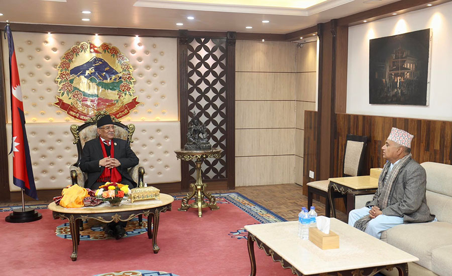 गण्डकीका मुख्यमन्त्री अधिकारी प्रधानमन्त्री  भेट्न बालुवाटारमा