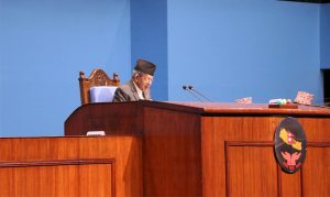 सांसदहरुले हस्ताक्षर गरेर प्रधानमन्त्रीलाई विश्वासको मत दिने प्रक्रिया सुरु