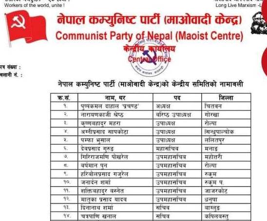 माओवादीको निणर्यमा यस्तोसम्म त्रुटी – हरिबोलको ठेगाना रुकुम, एमाले नेता को नाम केन्द्रिय कमिटीमा माओवादीको निणर्यमा यस्तोसम्म त्रुटी – हरिबोलको ठेगाना रुकुम, एमाले नेता को नाम केन्द्रिय कमिटीमा