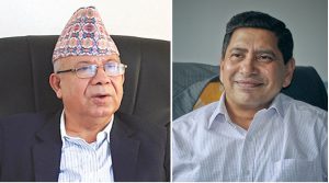 माधव नेपाल र नारायणकाजी श्रेष्ठबीच वार्ता