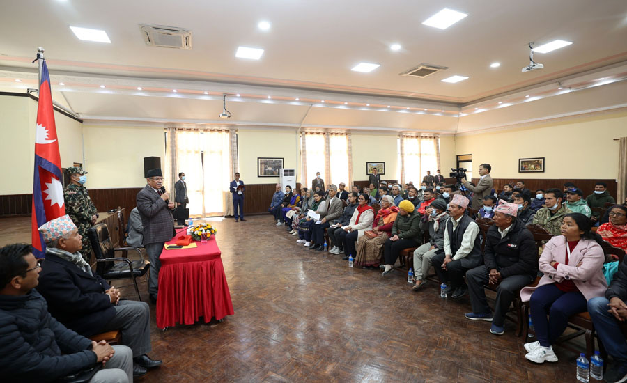 जनयुद्धका शहीदलाई राष्ट्रिय शहीद घोषणा गर्छौं : प्रधानमन्त्री जनयुद्धका शहीदलाई राष्ट्रिय शहीद घोषणा गर्छौं : प्रधानमन्त्री