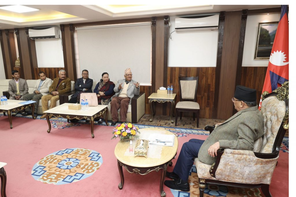 राष्ट्रपतिको अडानबाट पछि हट्न सकिंदैन : प्रधानमन्त्री