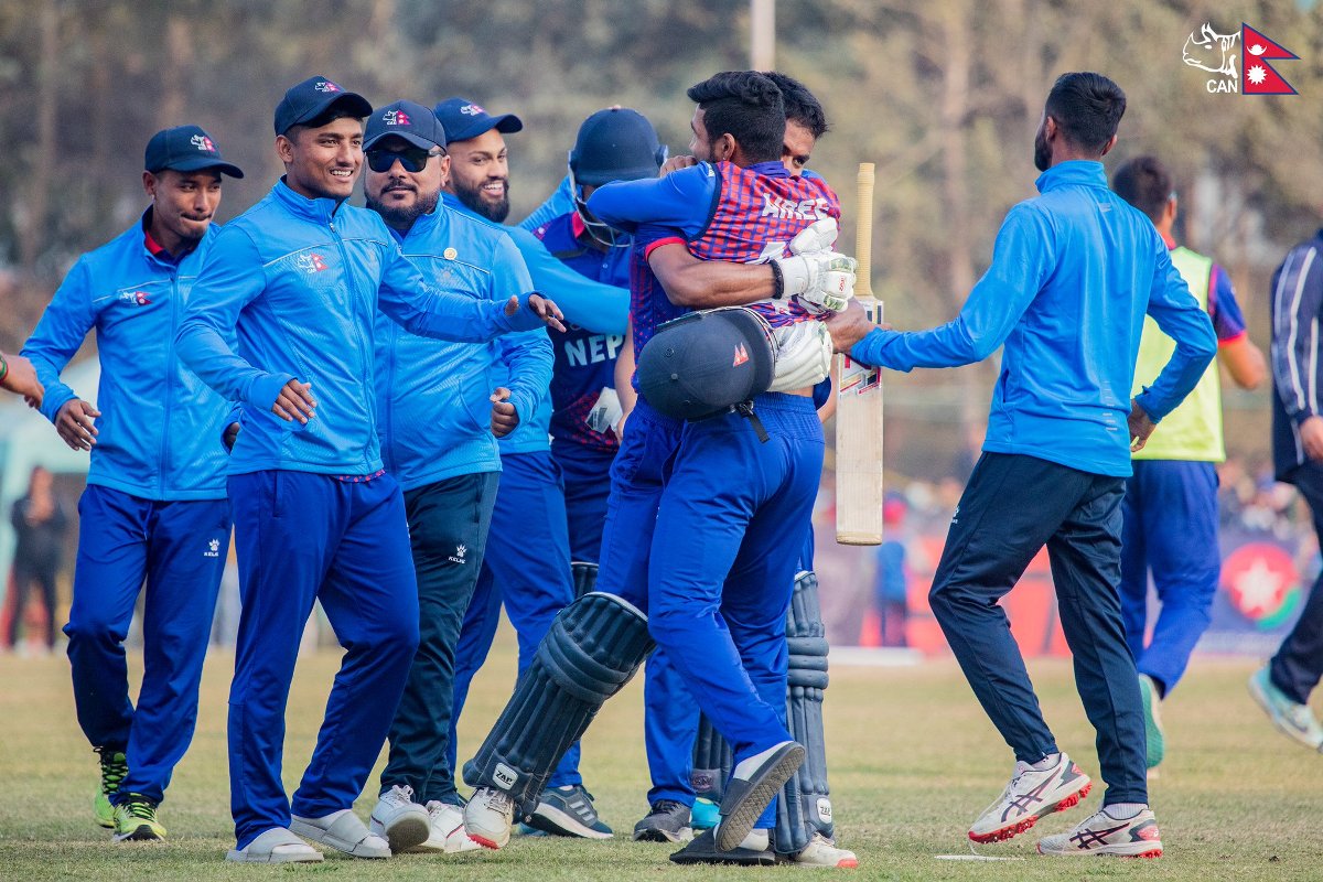 रोहित र करणको साझेदारीमा नेपालको रोमाञ्चक जित