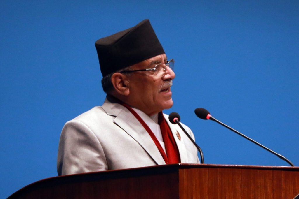 प्रधानमन्त्री प्रचण्डले भोलि विश्वासको मत लिने प्रधानमन्त्री प्रचण्डले भोलि विश्वासको मत लिने