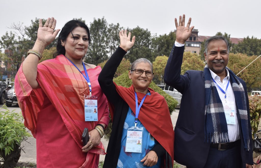 उपराष्ट्रपति निर्वाचनको  मतदान सम्पन्न, मतगणना साढे ३ बजेबाट