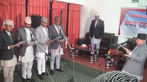 कर्णालीका नव नियुक्त चार मन्त्रीले लिए शपथ