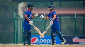 एसिया कप खेल्न नेपाललाई ११८ रनको लक्ष्य