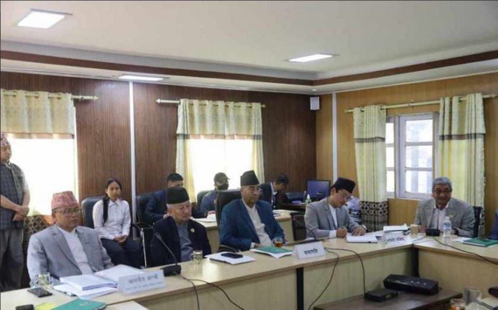 १० वटै संसदीय समितिको बैठक सुरु