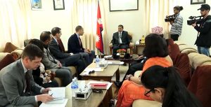 उपप्रधानमन्त्री श्रेष्ठसँग एमसीसीका उपाध्यक्षको भेट