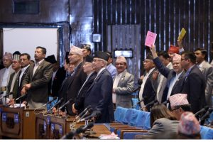 एमाले, रास्वपा र राप्रपाको अवरोधले रोकिएको संसद बैठक सोमबार बस्ने