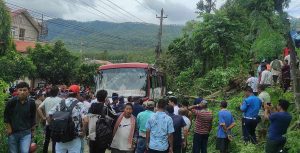 हेटौँडामा बस दुर्घटना,३७ जना घाइते