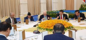 एमाले अध्यक्ष ओलीसँग आईक्यापका नेताको भेटवार्ता