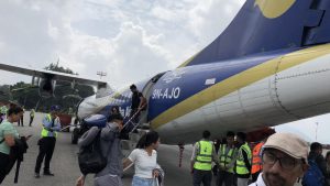 चन्द्रगढी उडेको बुद्धको जहाज प्राविधिक समस्या बीचबाटै काठमाडौं फर्काइयो