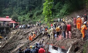 भारतको हिमाञ्चल प्रदेशमा बाढी र पहिरोका कारण ६१ जनाको मृत्यु