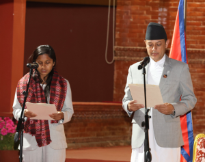 रुवीकुमारी ठाकुर उपसभामुख पदमा शपथ ग्रहण